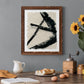 Lines Crossed I - Barnwood Framed Canvas Print