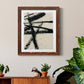 Lines Crossed III - Barnwood Framed Canvas Print