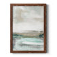 Summer Teal I - Barnwood Framed Canvas Print