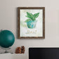 Potted Basil - Barnwood Framed Canvas Print