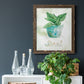 Potted Basil - Barnwood Framed Canvas Print