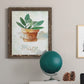 Potted Sage - Barnwood Framed Canvas Print