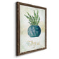 Potted Thyme - Barnwood Framed Canvas Print