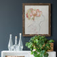 Fashion Floral Silhouette I - Barnwood Framed Canvas Print