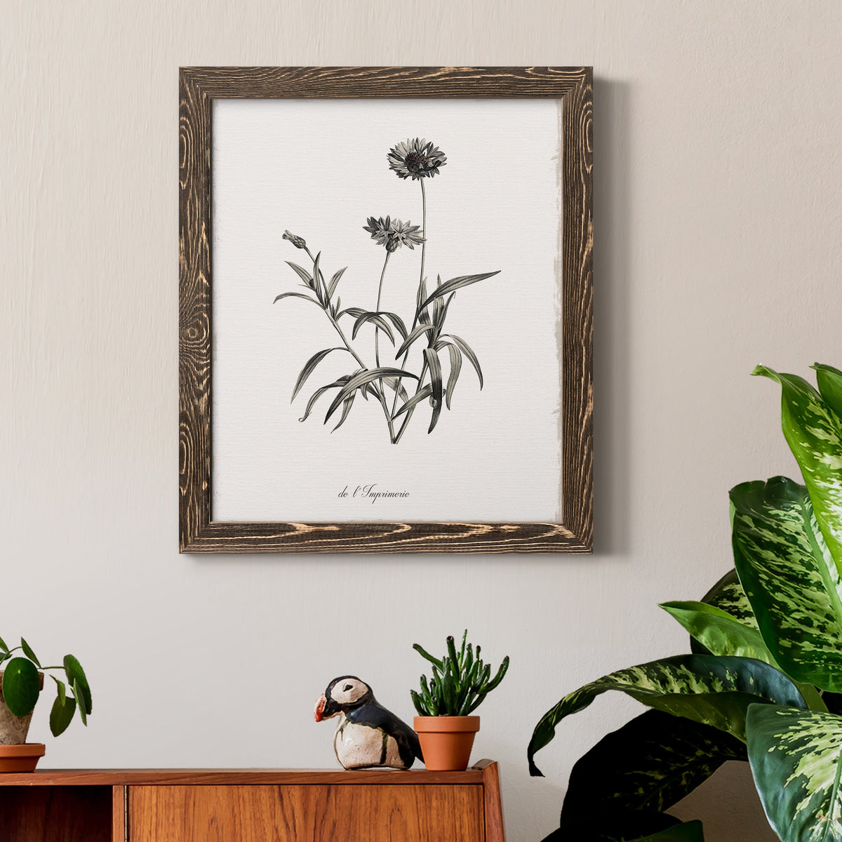 Sketchbook Imperial - Barnwood Framed Canvas Print