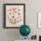 White and Coral Orchid I - Barnwood Framed Canvas Print