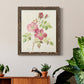 Dusty Rose I - Barnwood Framed Canvas Print