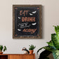Be Scary - Barnwood Framed Canvas Print