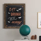 Be Scary - Barnwood Framed Canvas Print