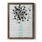 Bouquet of Black & White - Barnwood Framed Canvas Print