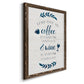 Coffee & Wine - Barnwood Framed Canvas Print