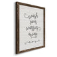 Wash Worries - Barnwood Framed Canvas Print