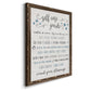 Guide to Self Care - Barnwood Framed Canvas Print