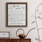 Guide to Self Care - Barnwood Framed Canvas Print