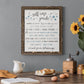 Guide to Self Care - Barnwood Framed Canvas Print