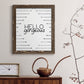 Hello Gorgeous - Barnwood Framed Canvas Print