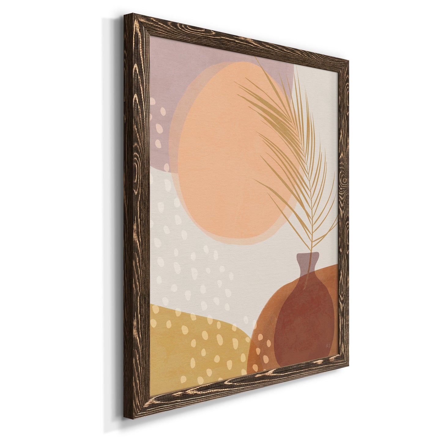 Sedona Sunset - Barnwood Framed Canvas Print