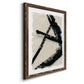 Lines Crossed I - Barnwood Framed Canvas Print