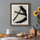 Lines Crossed I - Barnwood Framed Canvas Print