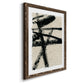 Lines Crossed III - Barnwood Framed Canvas Print