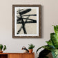 Lines Crossed III - Barnwood Framed Canvas Print