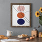Millenium Geo Abstract - Barnwood Framed Canvas Print