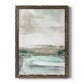Summer Teal I - Barnwood Framed Canvas Print