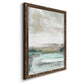Summer Teal I - Barnwood Framed Canvas Print