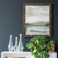 Summer Teal I - Barnwood Framed Canvas Print