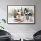 Christmas Chalet Collection A - Floater Framed Canvas Print
