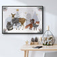 Cozy Christmas Collection A - Floater Framed Canvas Print