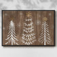 Barnwood Wonderland Collection A - Floater Framed Canvas Print