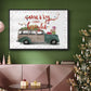 Christmas Cars Collection A - Floater Framed Canvas Print