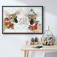 Deer Christmas Collection A - Floater Framed Canvas Print
