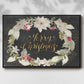 Gilded Christmas Collection A - Floater Framed Canvas Print