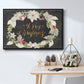 Gilded Christmas Collection A - Floater Framed Canvas Print