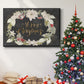 Gilded Christmas Collection A - Floater Framed Canvas Print