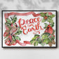 Cardinal Holly Christmas Collection A - Floater Framed Canvas Print