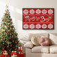 Fair Isle Snowflake II - Floater Framed Canvas Print