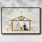 Away in a Manger Collection A - Floater Framed Canvas Print