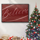Believe - Floater Framed Canvas Print