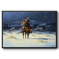 Bringing Christmas Home - Floater Framed Canvas Print