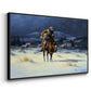 Bringing Christmas Home - Floater Framed Canvas Print