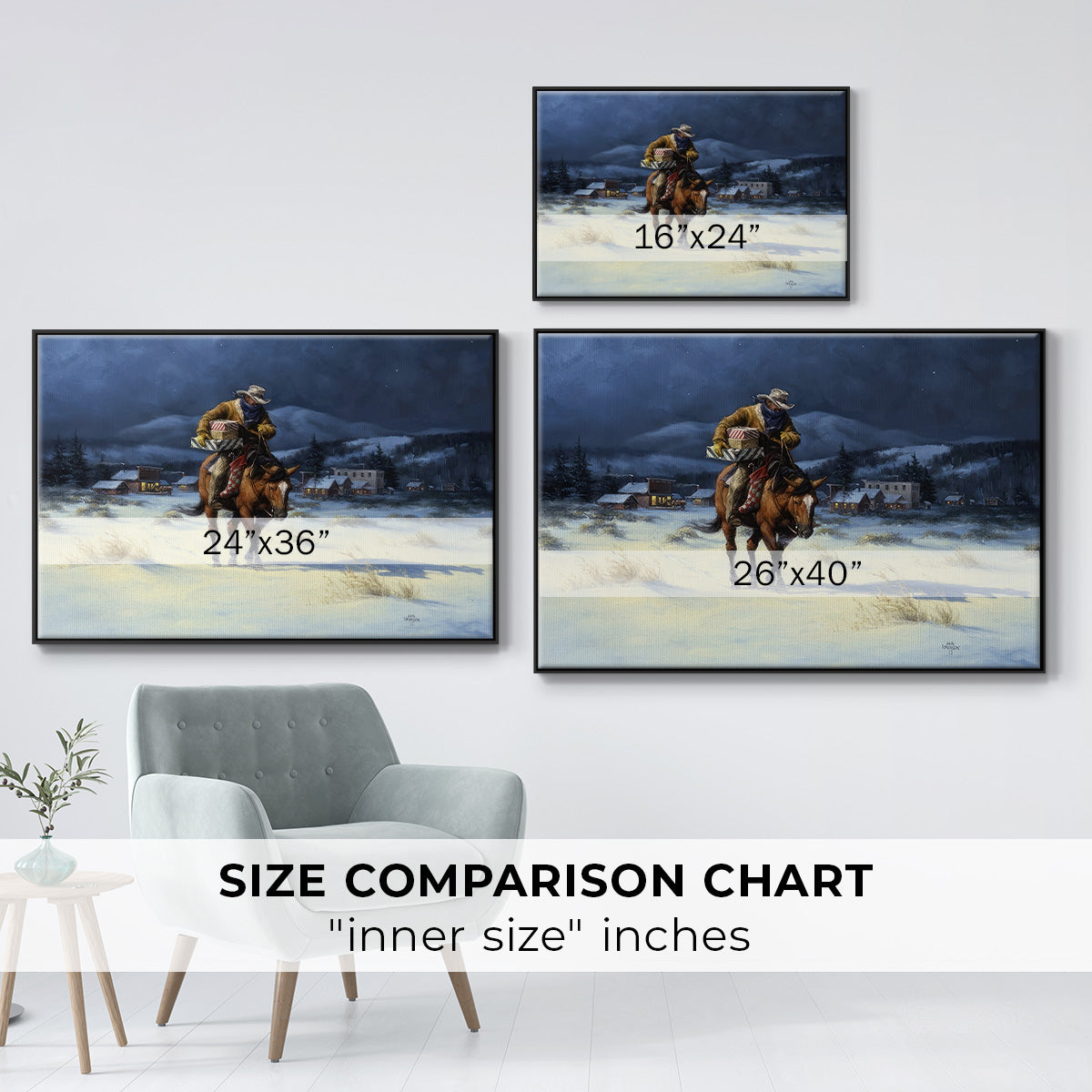 Bringing Christmas Home - Floater Framed Canvas Print