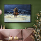 Bringing Christmas Home - Floater Framed Canvas Print
