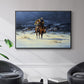 Bringing Christmas Home - Floater Framed Canvas Print