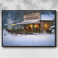Christmas Wishes - Floater Framed Canvas Print