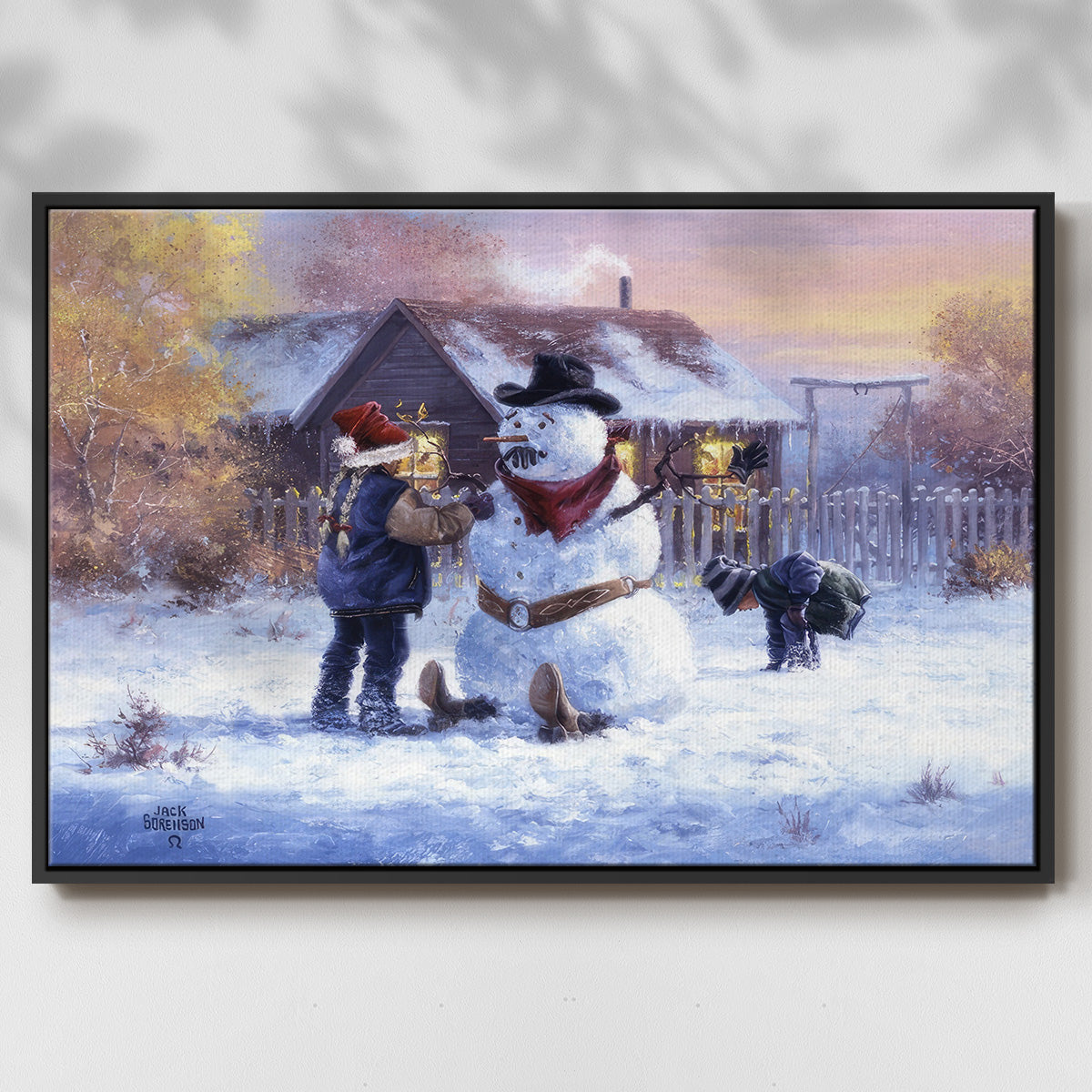 Gonna Be in Trouble - Floater Framed Canvas Print