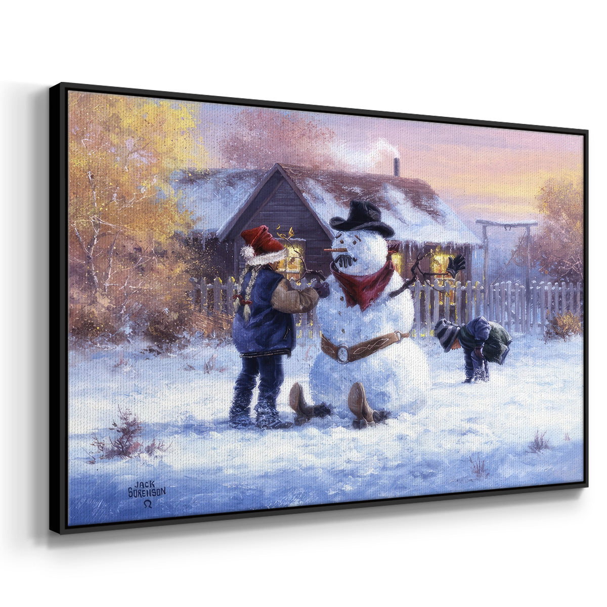 Gonna Be in Trouble - Floater Framed Canvas Print