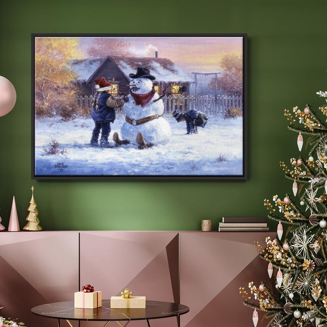 Gonna Be in Trouble - Floater Framed Canvas Print